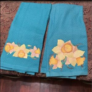 Embroidered Tea Towels